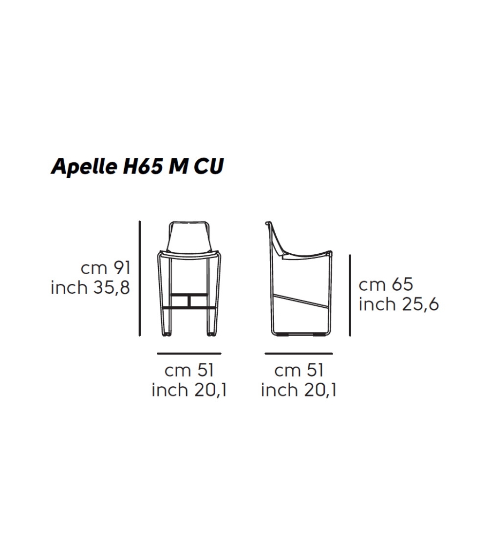 Midj Apelle H75 Stool