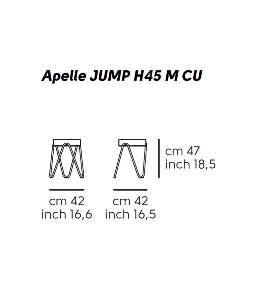 Tabouret Apelle Jump Midj