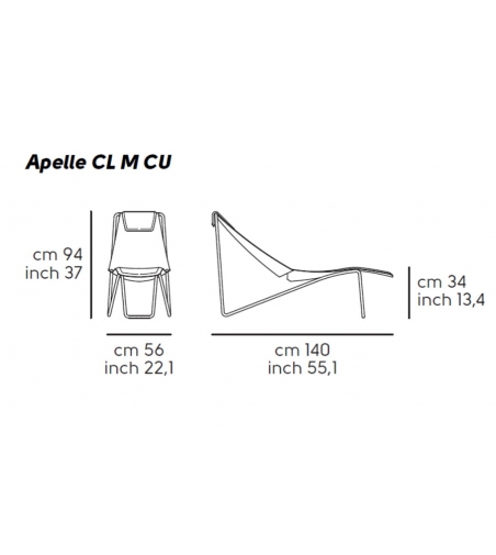 Lounge Stuhl Apelle CL Midj