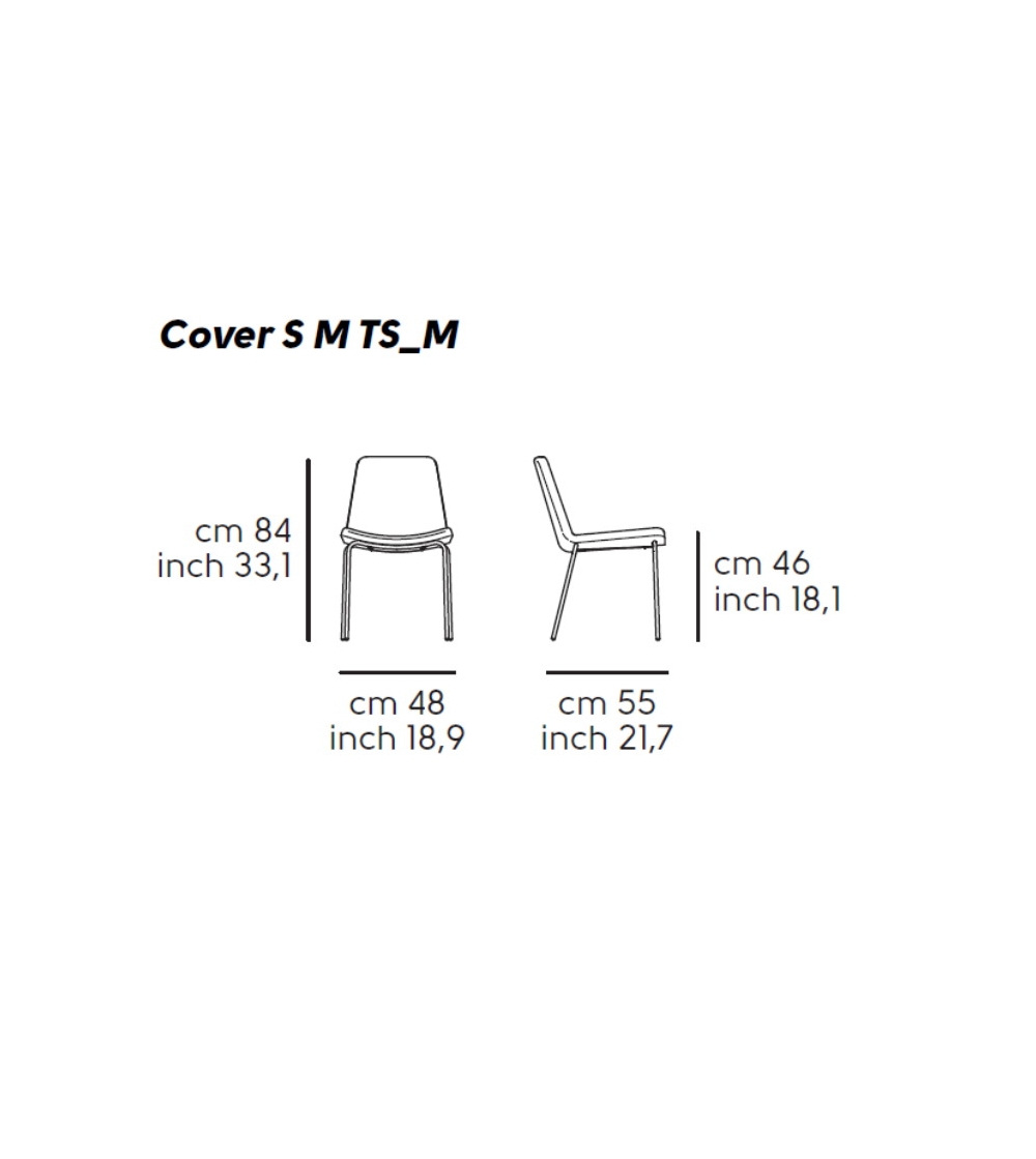 Leather Chair for Restaurant Cover Midj