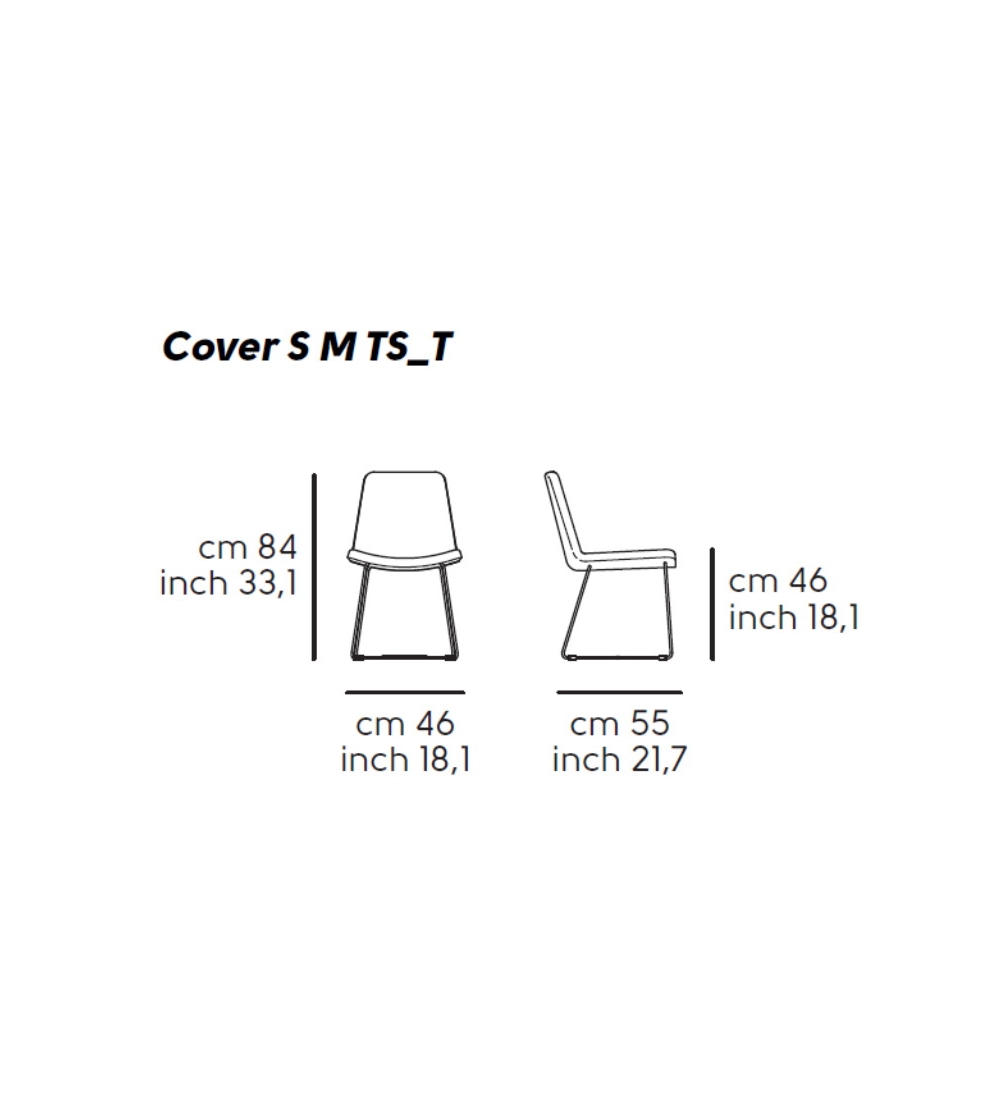 Sedia da Ufficio Modello Cover Midj