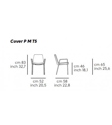 Poltroncina con Braccioli Cover Midj