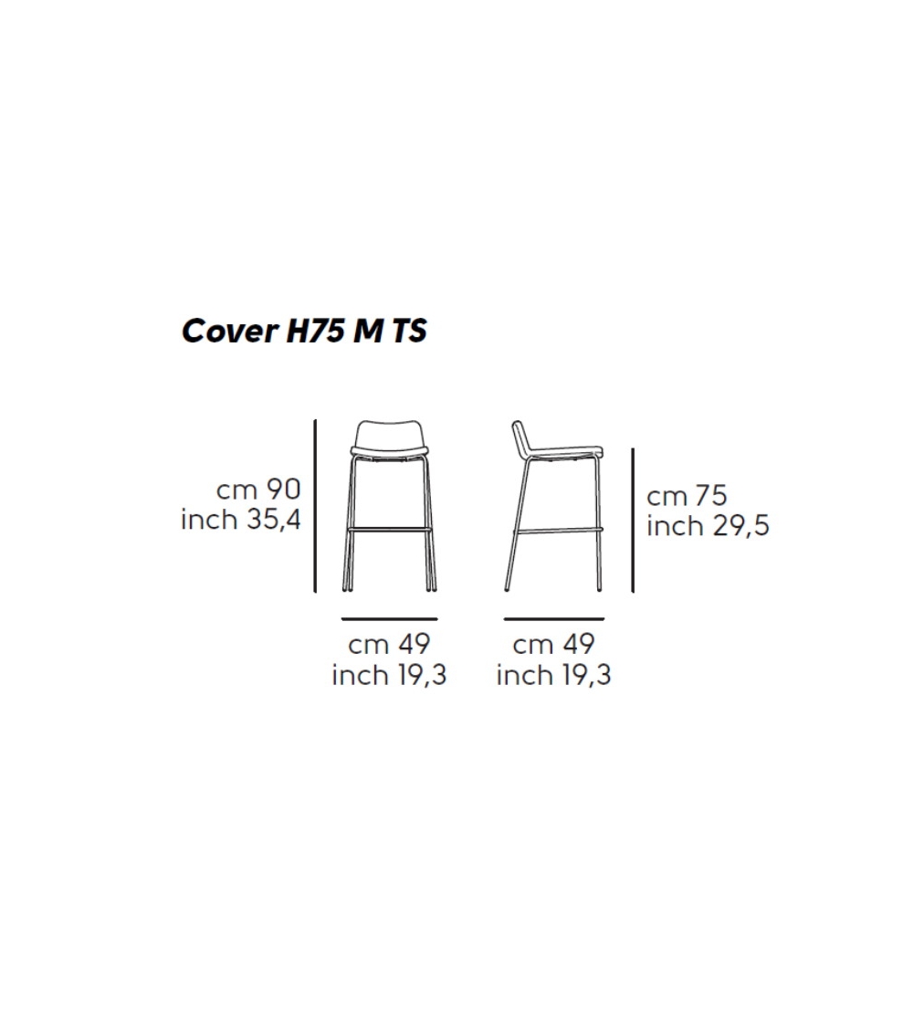 Sgabello Cover - Midj