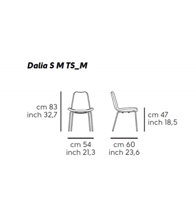 Chaise Dalia S M TS_M - Midj 2