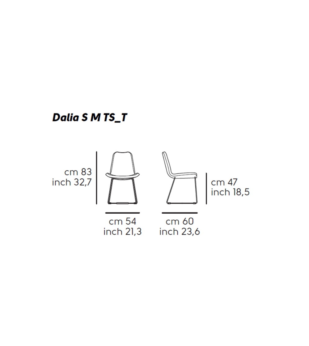 Sedia Dalia S M TS_T - Midj