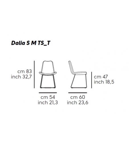 Sedia Dalia S M TS_T - Midj
