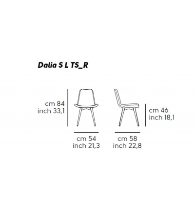 Chaise Dalia S L TS_R - Midj 2