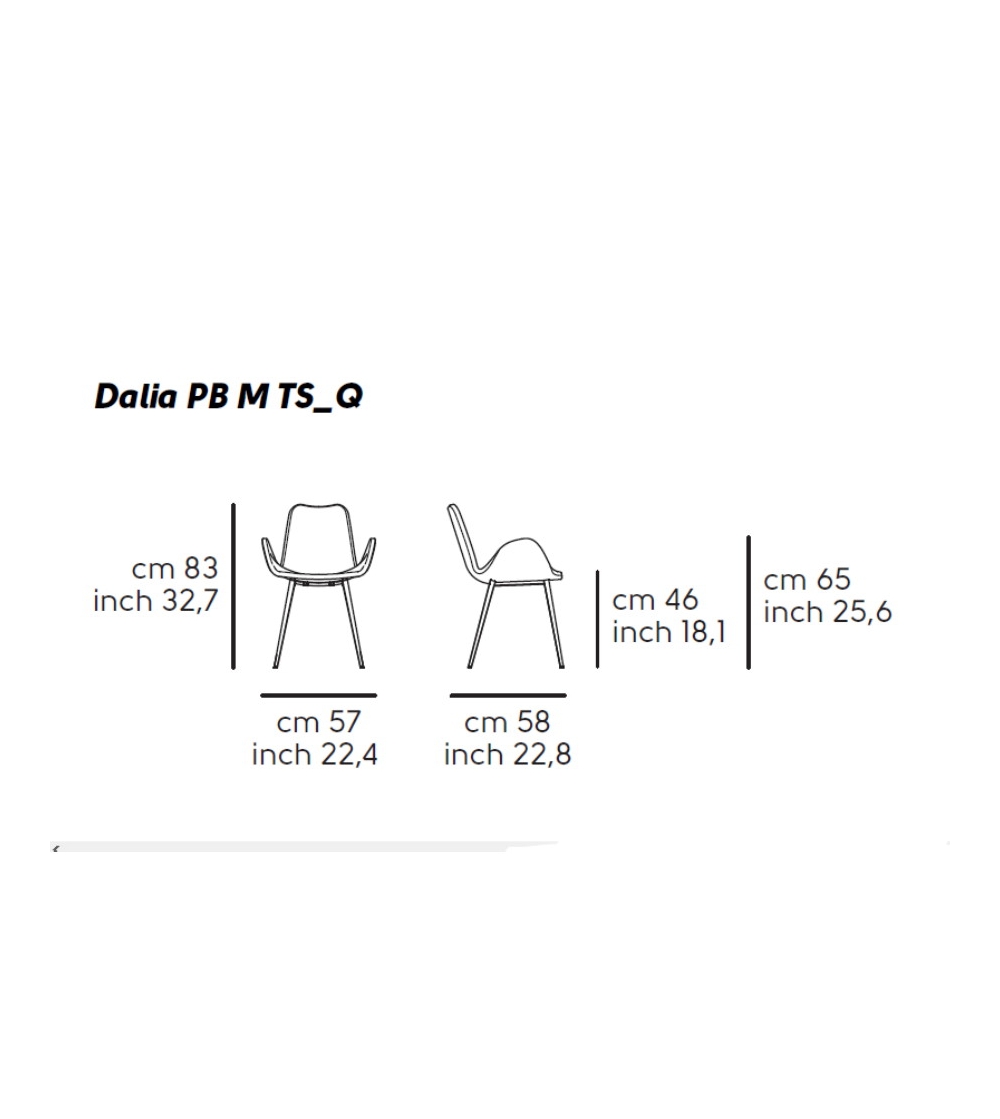 Fauteuil Dalia PB M TS_Q - Midj