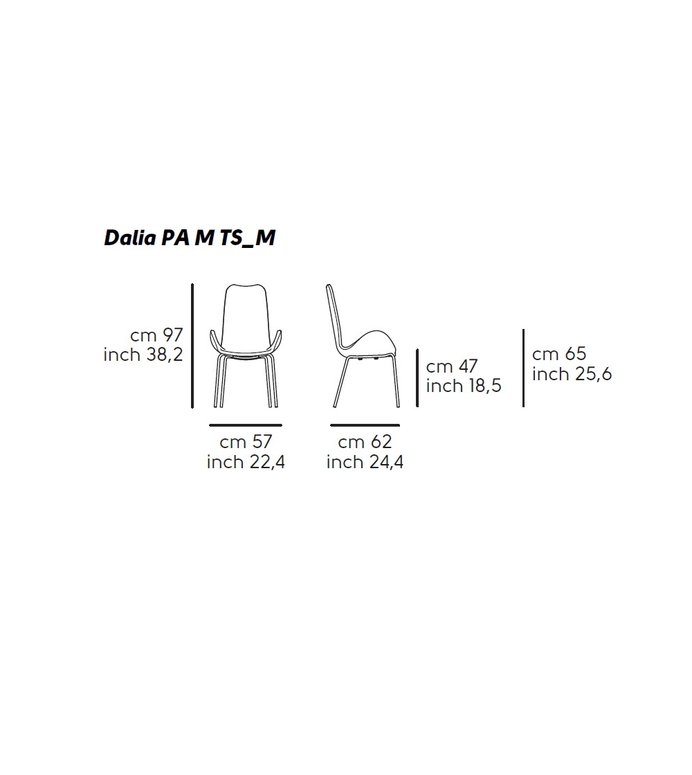Midj Dalia PA MT Armchair