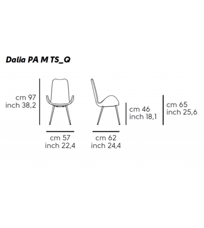 Fauteuil Dalia PA M TS_Q - Midj 2