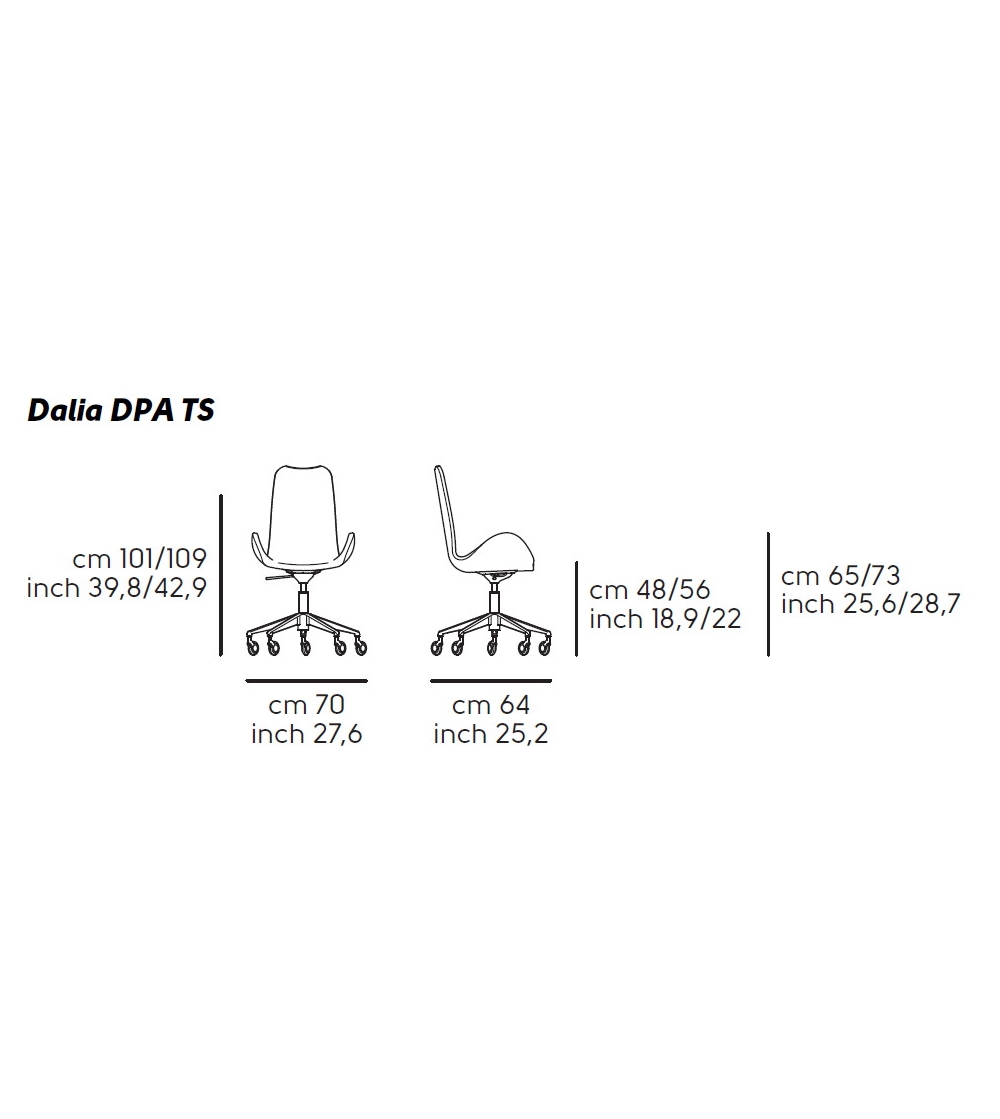 Midj Dalia Directional Armchair
