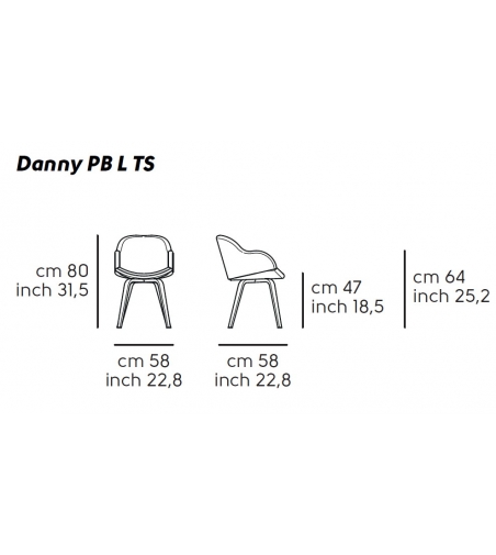 Danny PB L TS Armchair - Midj