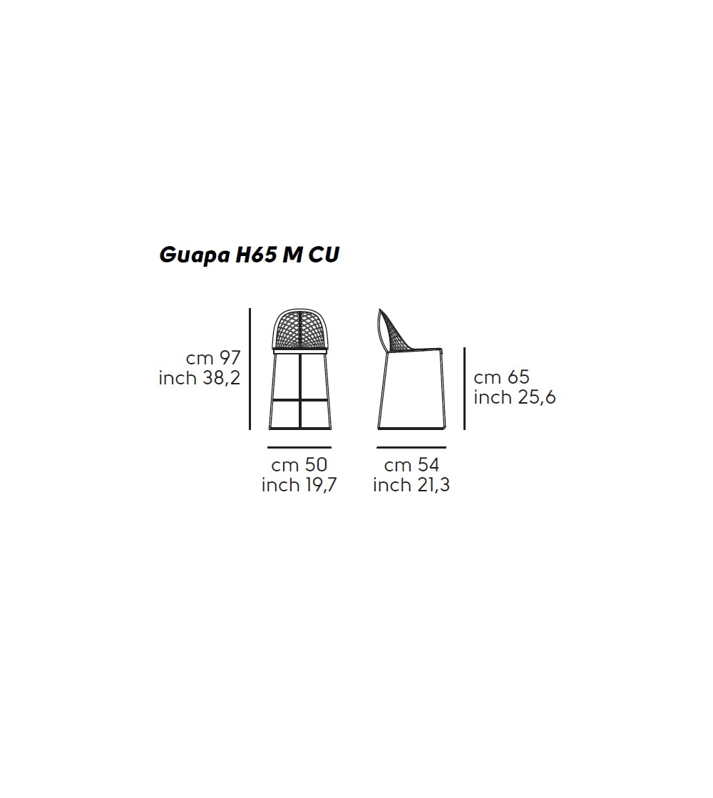 Midj Hocker Guapa H65