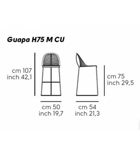 Midj Hocker Guapa H75