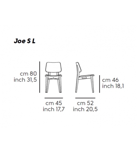 Chaise Joe S L TS - Midj