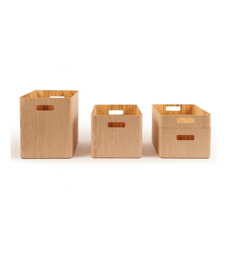 Contenitore In Legno Arigatoe H 17,5 - Atipico