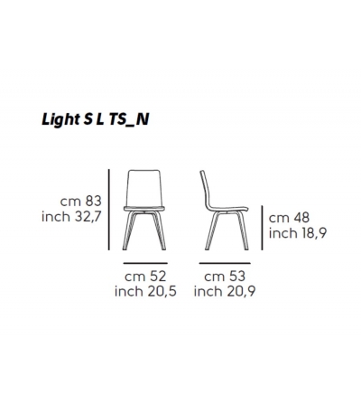 Chaise Light S L TS - Midj 2
