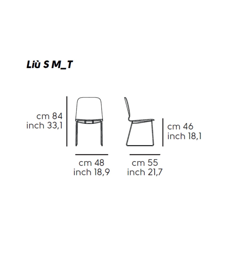 Chaise Liù S M RS X - Midj