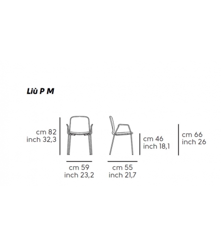 Poltroncina di Design per Ufficio in Restylon Liù Midj