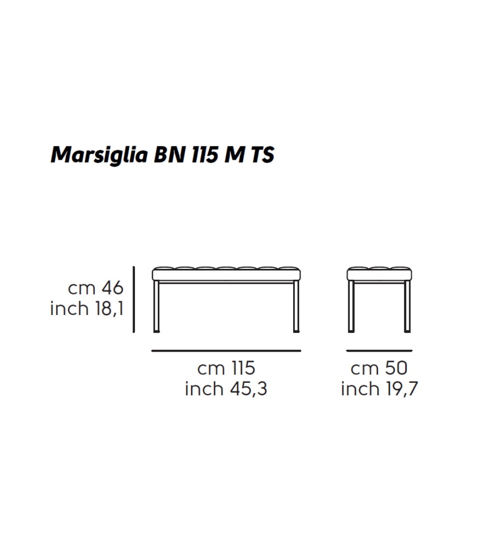 Sitzbank Midj Marsiglia PA115