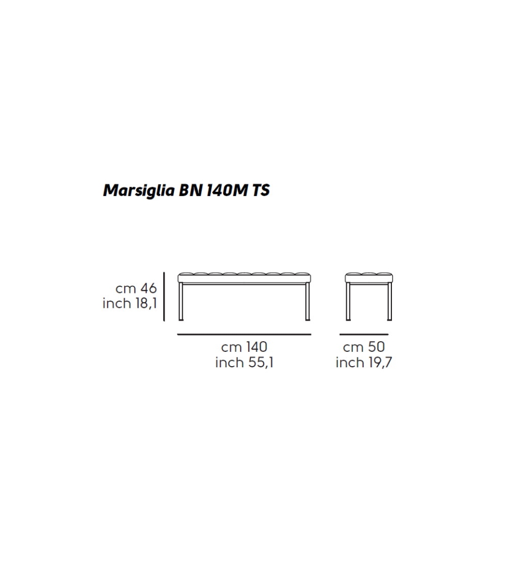Midj Marsiglia PA140 Banc