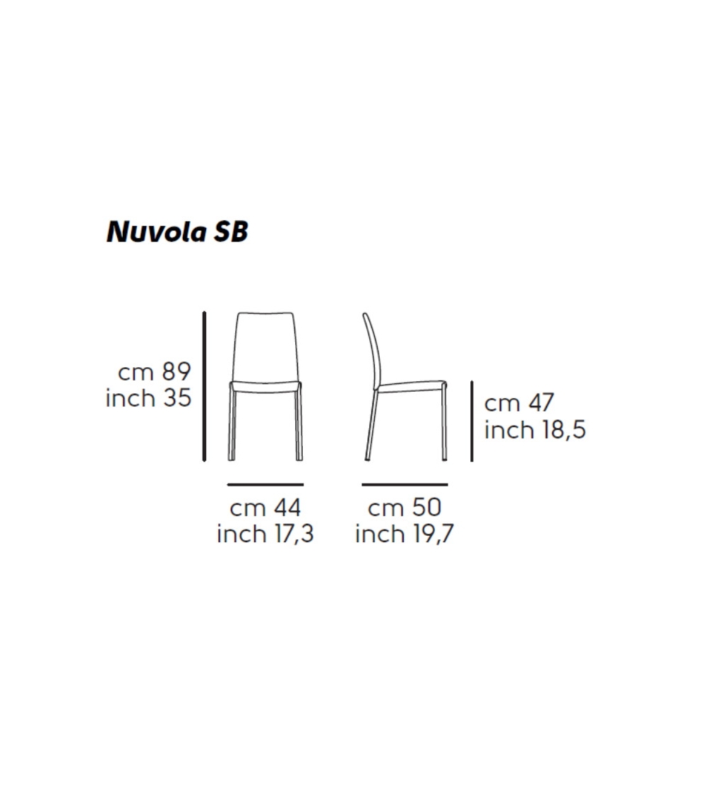 Midj Chaise Nuvola SB