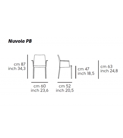 Fauteuil Nuvola PB M TS - Midj 2