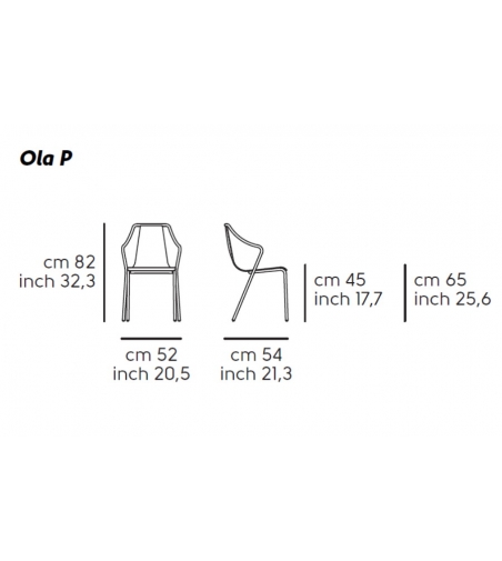 Chaise Ola P LG Midj
