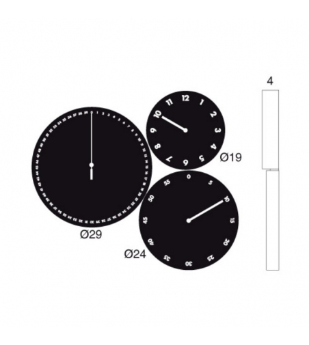 Horloge Murale H:M:S: Progetti