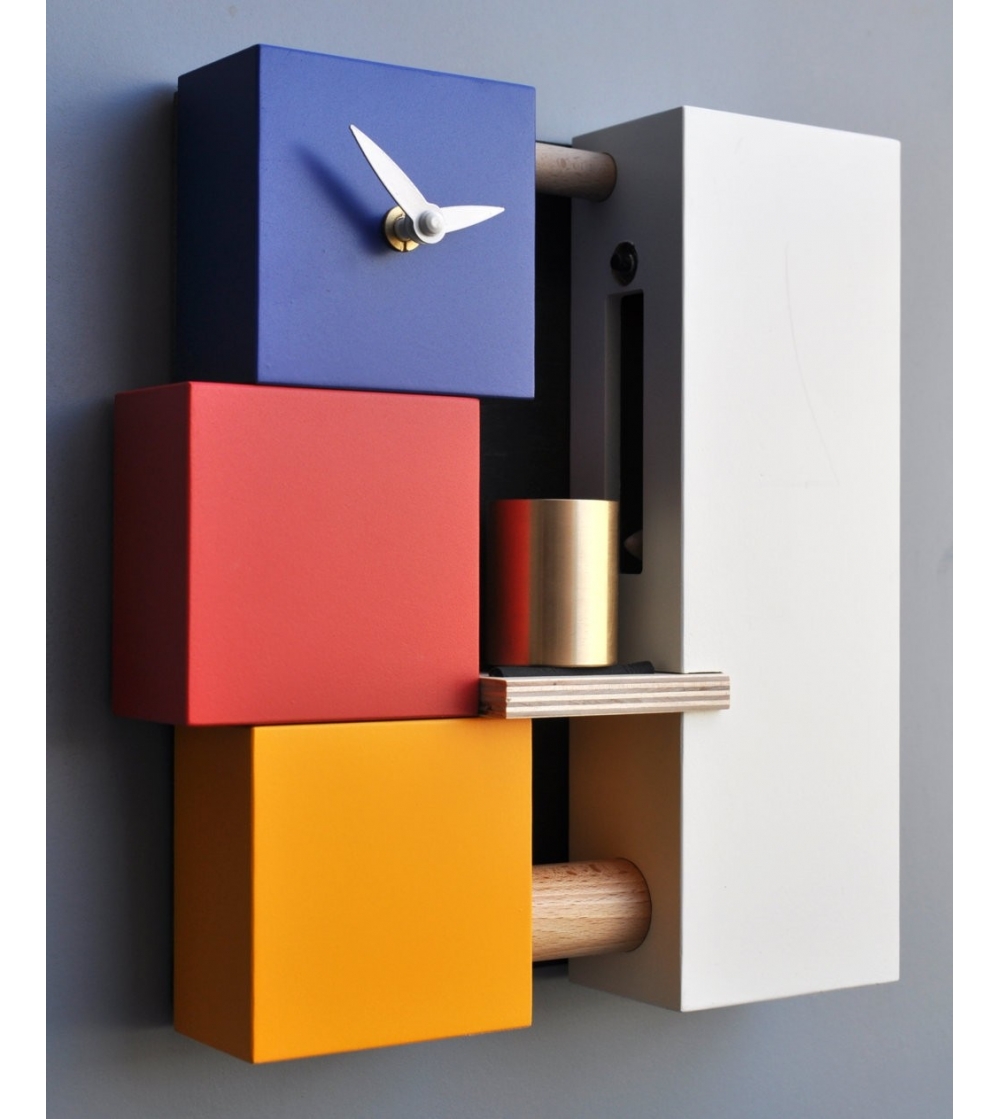 Bell Mondrian - Pirondini Wall Clock