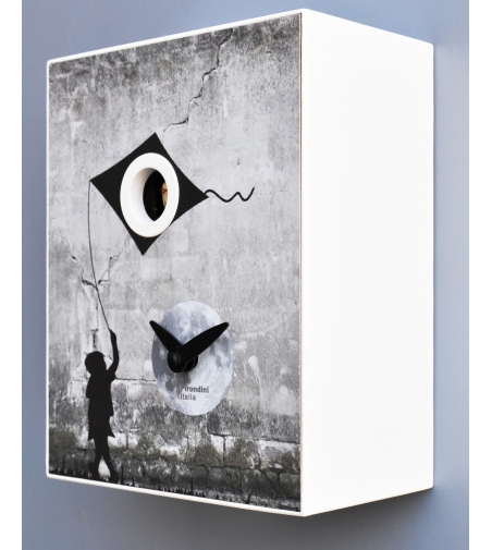 Horloge À Coucou 900&11 Who did it DApres Banksy - Pirondini