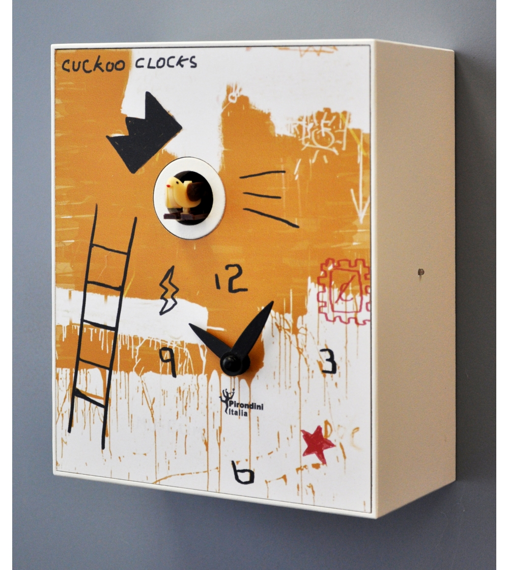 Horloge À Coucou 900&18 DApres Basquiat - Pirondini
