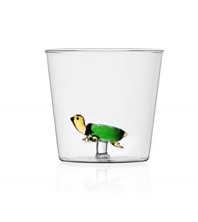 Set 3 Bicchieri Tumbler Tartaruga Verde Animal Farm -...