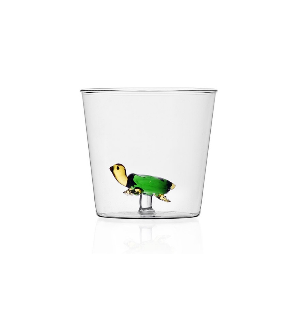 Ensemble 3 Verres Tumbler Tortue Verte Animal Farm - Ichendorf