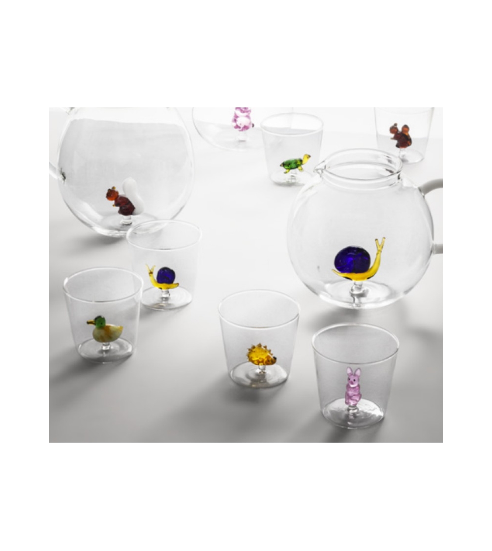 Ensemble 3 Verres Écureuil Animal...