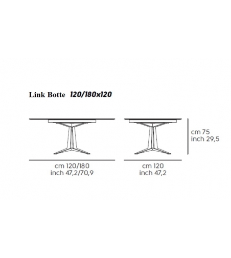 Tisch Link Botte Midj