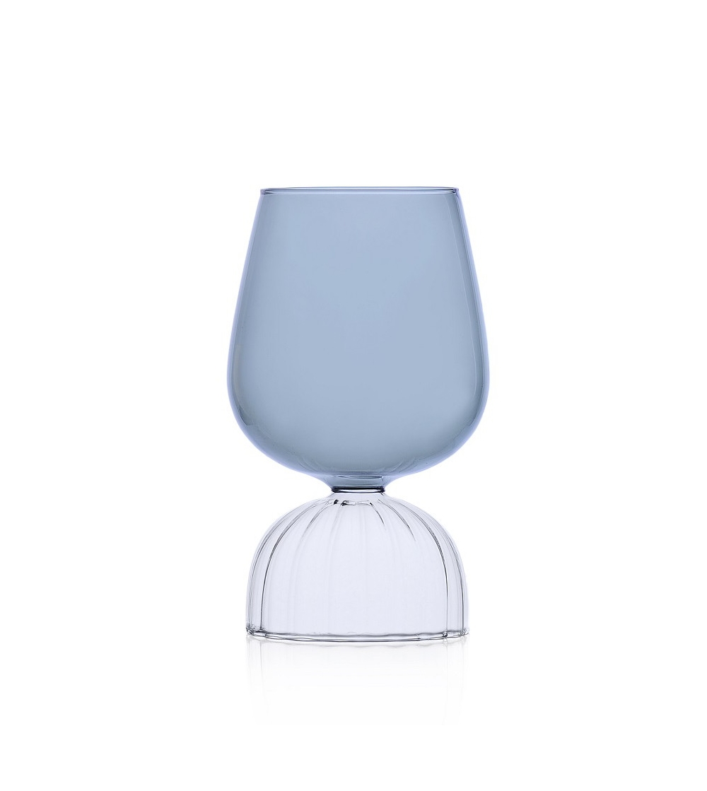 Tutu Color Set 3 Smoke Red Wine Glasses - Ichendorf