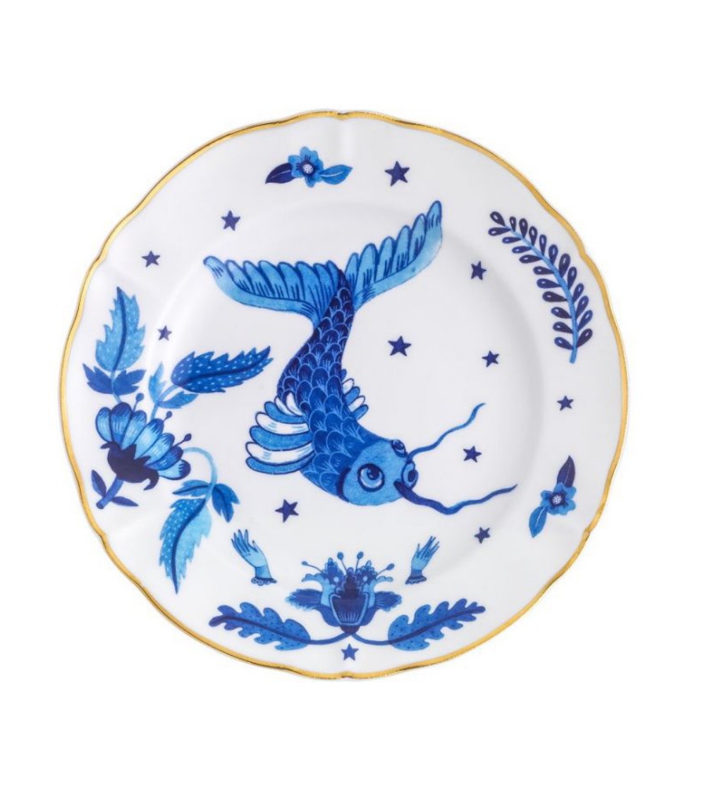 La Tavola Scomposta Blue Fish Fruit Plate - Bitossi Home