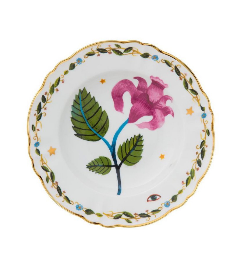 Assiette Creuse Floral La Tavola Scomposta - Bitossi Home