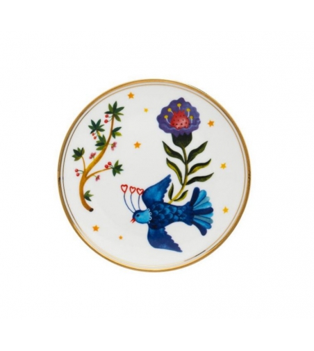 Little Bird Plate White Background - Bitossi Home
