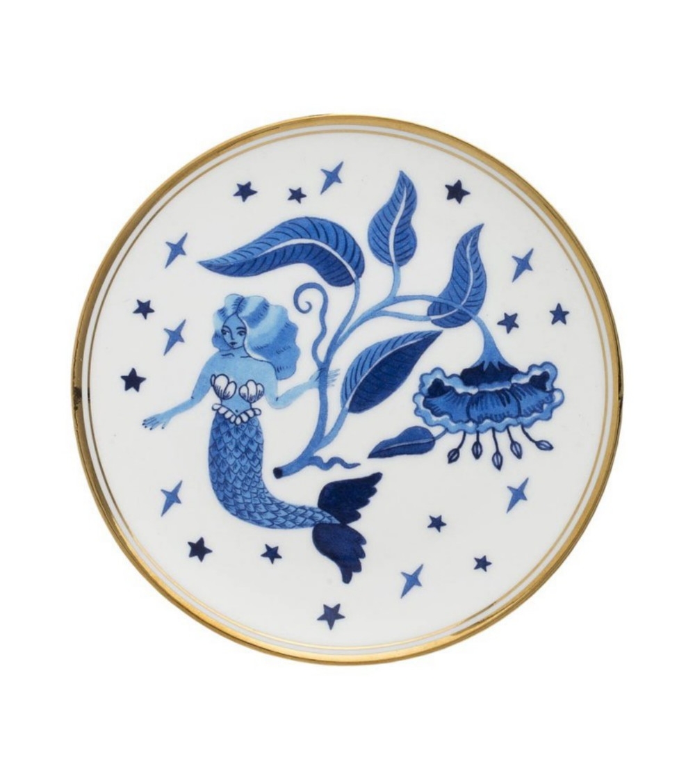 Blue Mermaid Plate - Bitossi Home