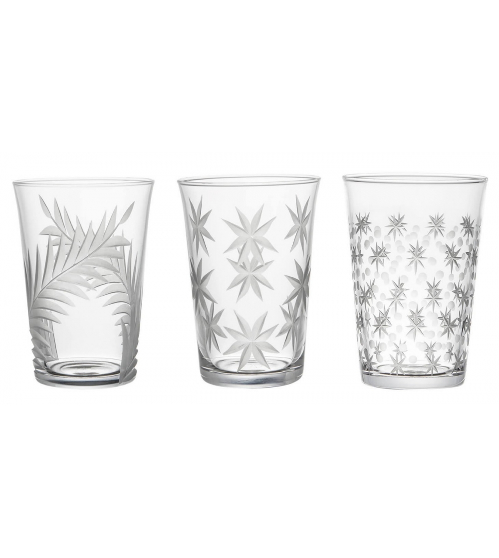 Ensemble 3 Verres La Tavola Scomposta - Bitossi Home