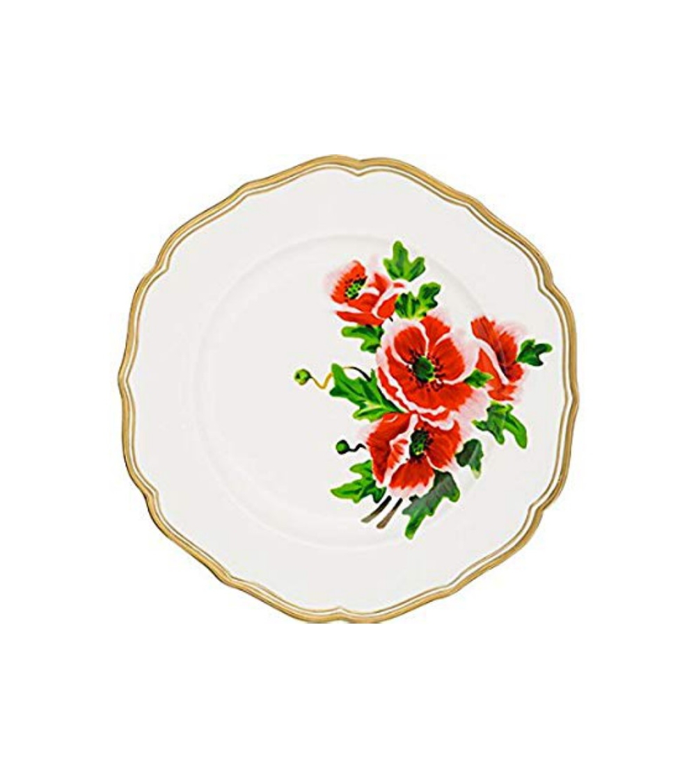 Assiette Plate Fleur Française - Bitossi Home