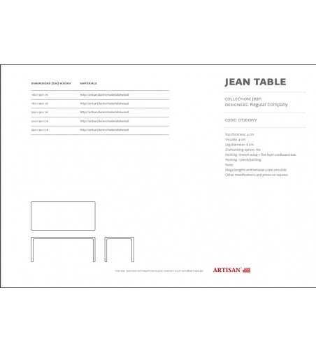 Mesa Jean - Artisan