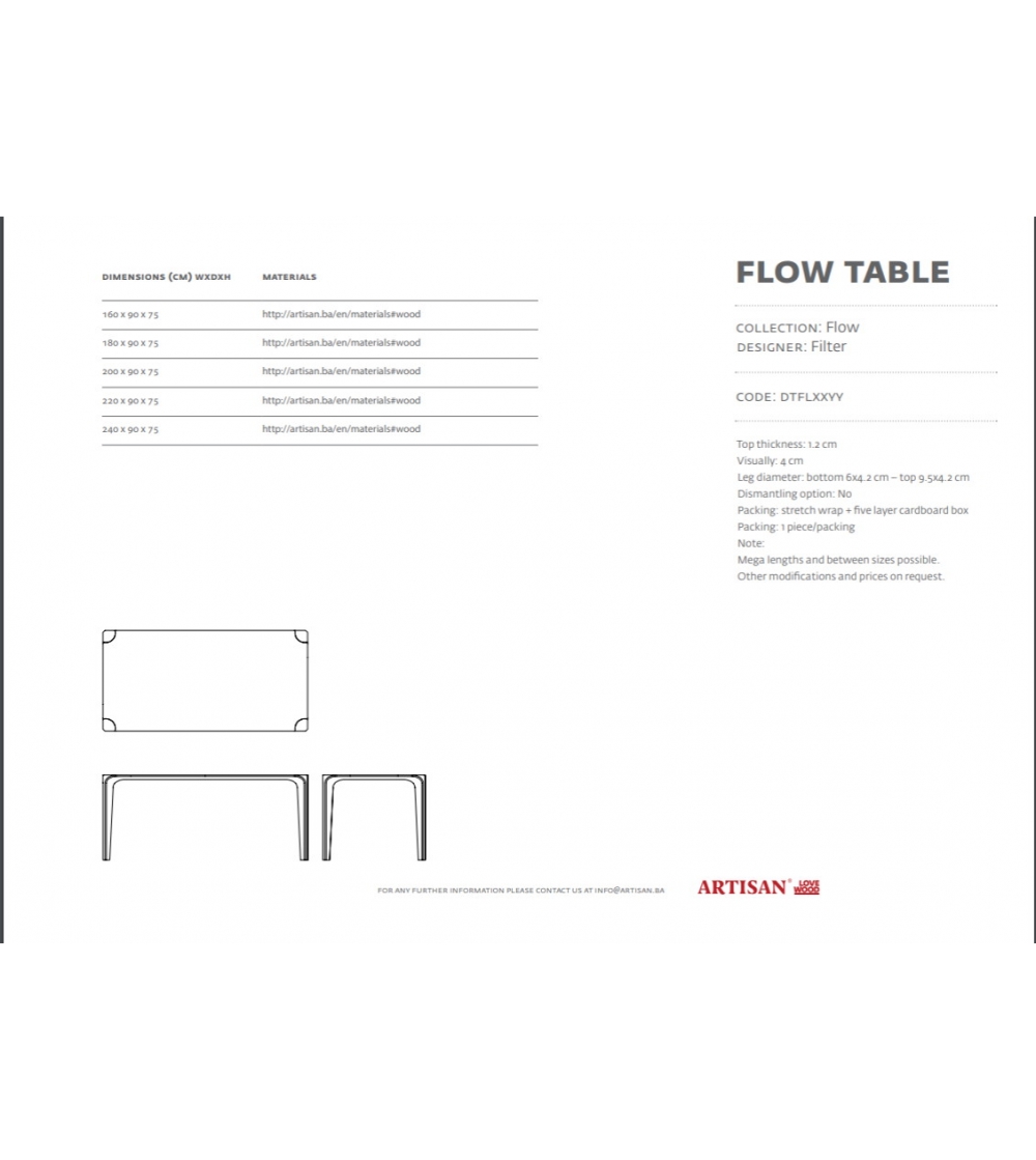 Table Flow - Artisan