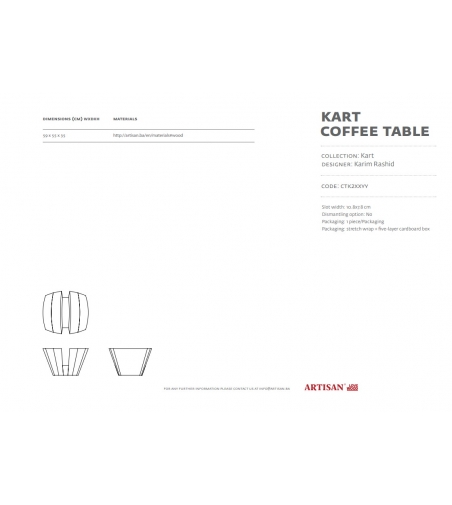 Tavolino Kart - Artisan