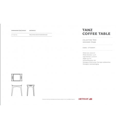 Artisan - Tanz Coffee Table
