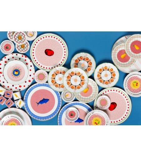 Bitossi Home - Bel Paese Lemons/Plum Fruit Plate