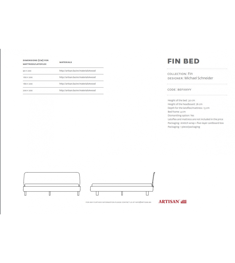 Artisan - Fin Bed