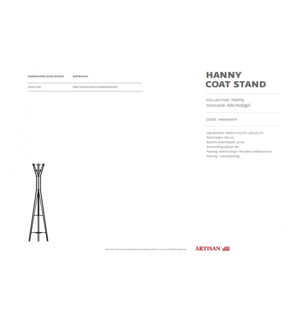 Artisan - Hanny Garderobenständer